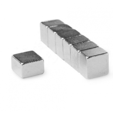 Магнит неодимовый прямоугольник 6x6х4 мм N38